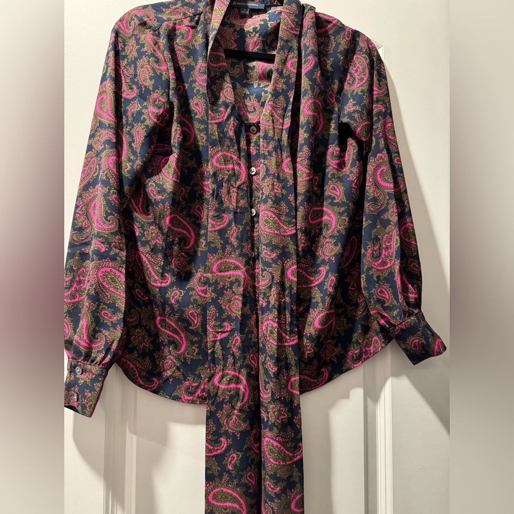 Brooks Brothers Paisley Print Women's Blouse
